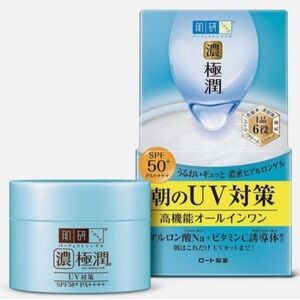 Rohto Hadalabo Gokujun UV White Gel SPF50+/PA++++ 90g. Hidrate skin. 3.17oz